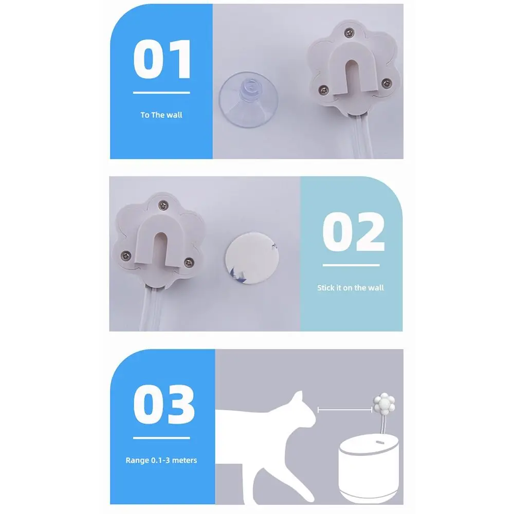 Intelligent Cat Fountain Motion Sensor Energy Saving USB Interface Auto Water Feeder Start Stop Sensitive Quiet