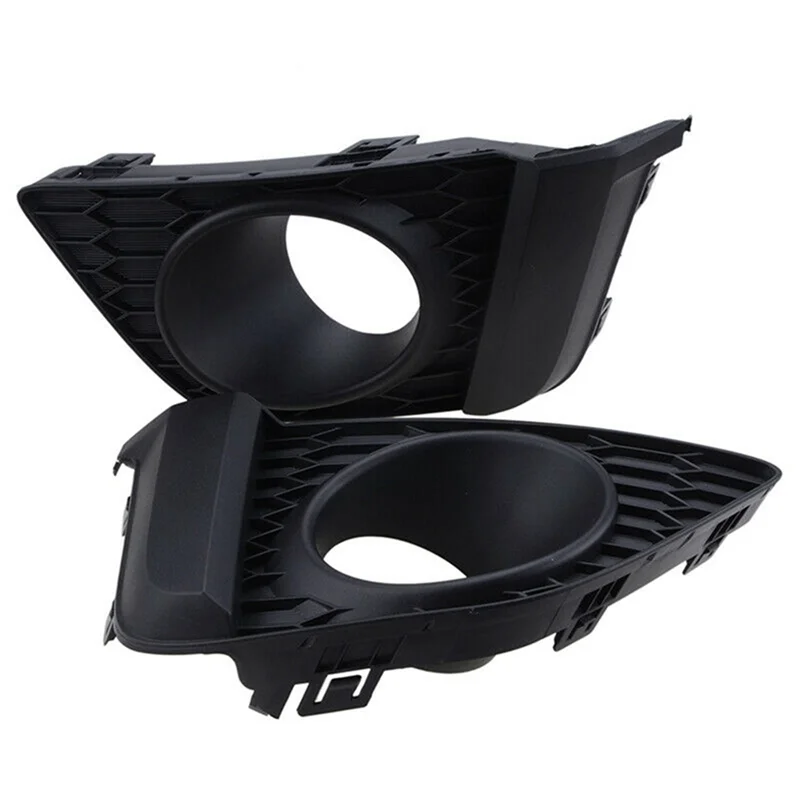 

A040-1 Pair Front Bumper Bezel Fog Light Lamp Cover With Hole Fog Light Frame For Honda Fit Jazz 2014-2017