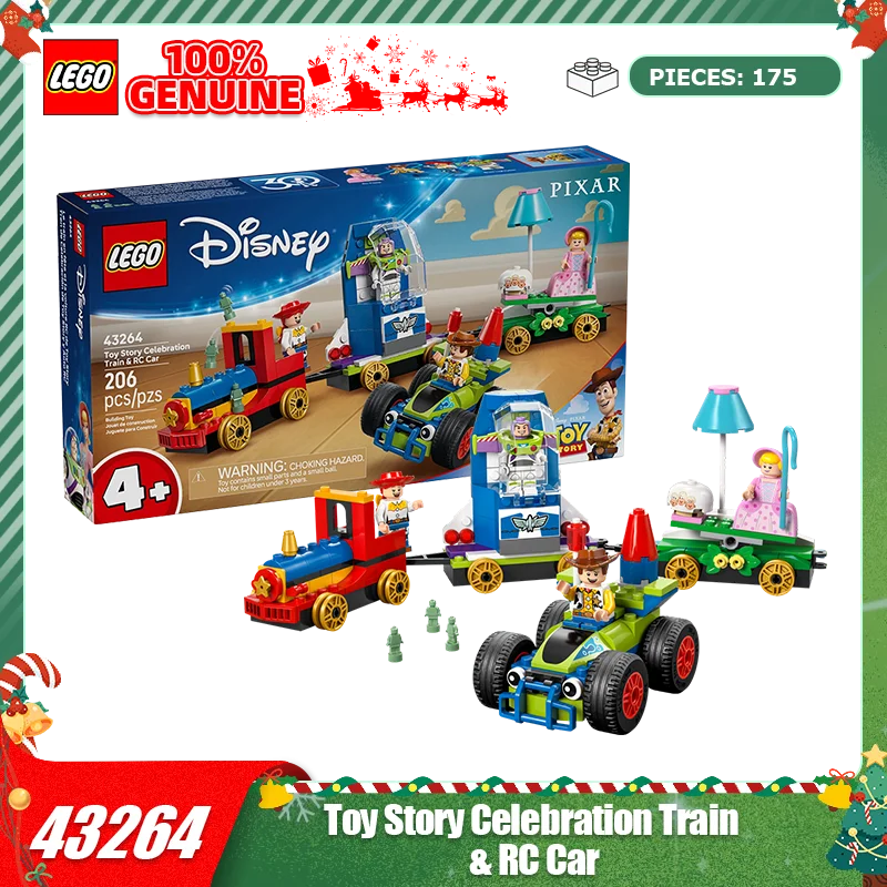 

LEGO Building Blocks Disney 43264 Toy Story Train and Remote Control Car Girls' and Children's Toys Christmas Gift