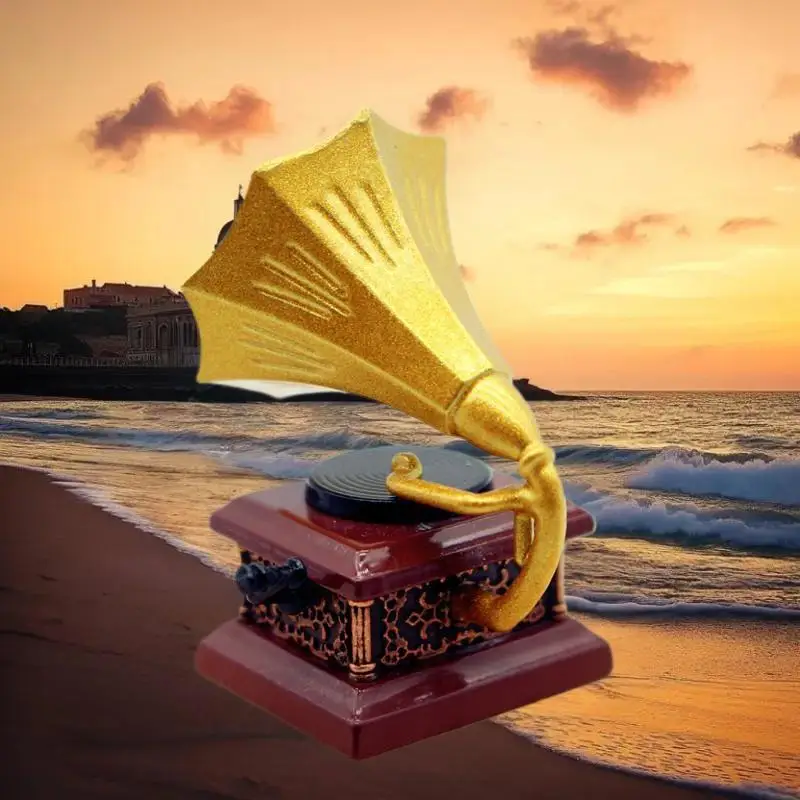 

Kids Play Toys, Vintage Phonograph Miniatures for Dollhouse Decor, Stunning Living Room Ornaments, and Ideal Gifts