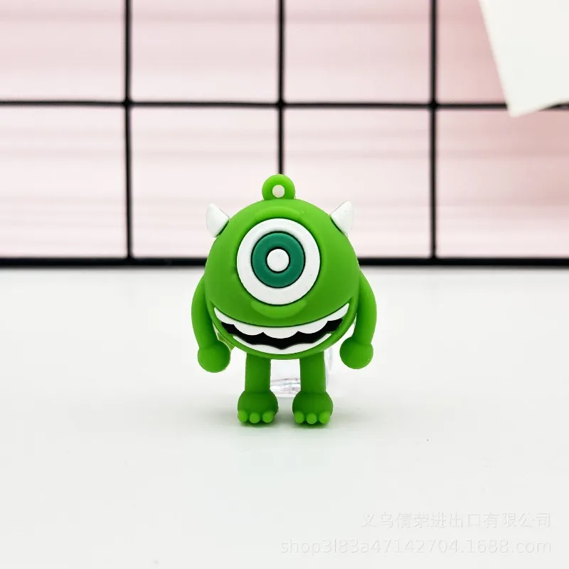 Cartoon Toy Story Portachiavi Ciondolo Gomma morbida Orso fragola Occhi grandi Ragazzo Scatola cieca Ornamento