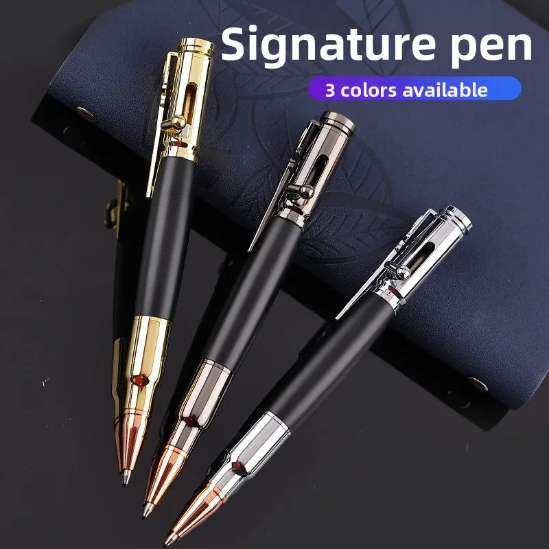 

Retractable Ballpoint Pen Metal Stress Relief Office Supplies Writing Tool School Student Stationery