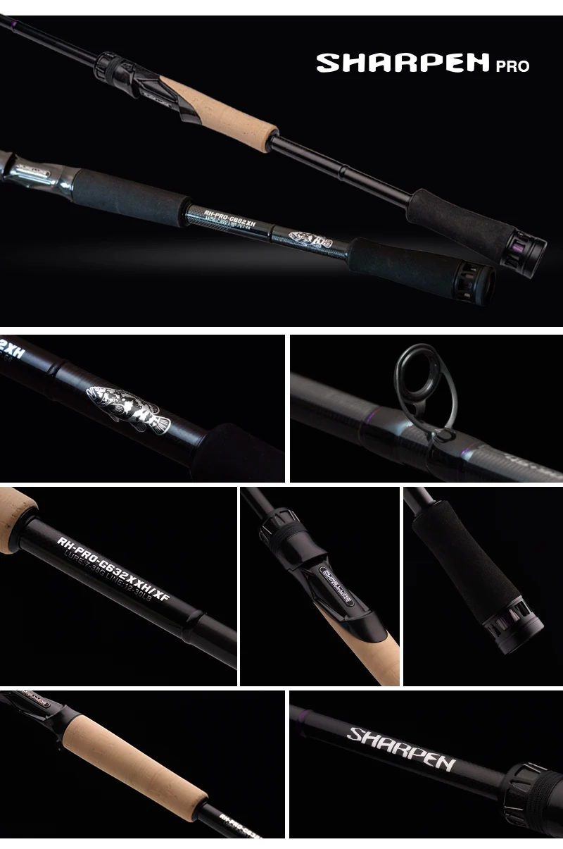 PURELURE NEW SHARPEN Pro 3,5-38g 5ft 6ft Spinn- und Casting-Ruten mit XF-Aktion, FUJI-Ringen für Zander, Barsch, Hecht und Wels – Detail 22