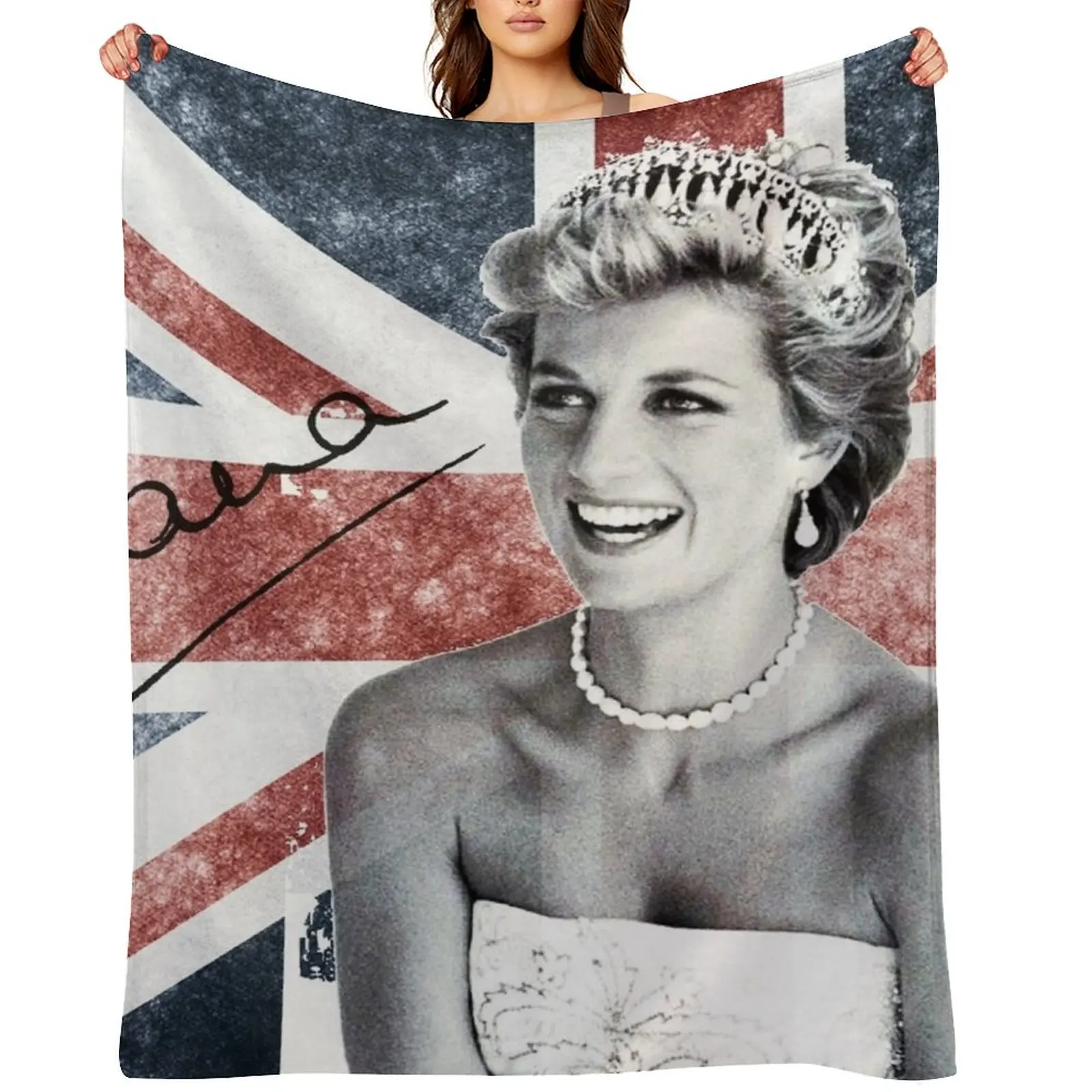 

Lady Diana Throw Blanket Comforter Loose Heavy Bed covers Blankets