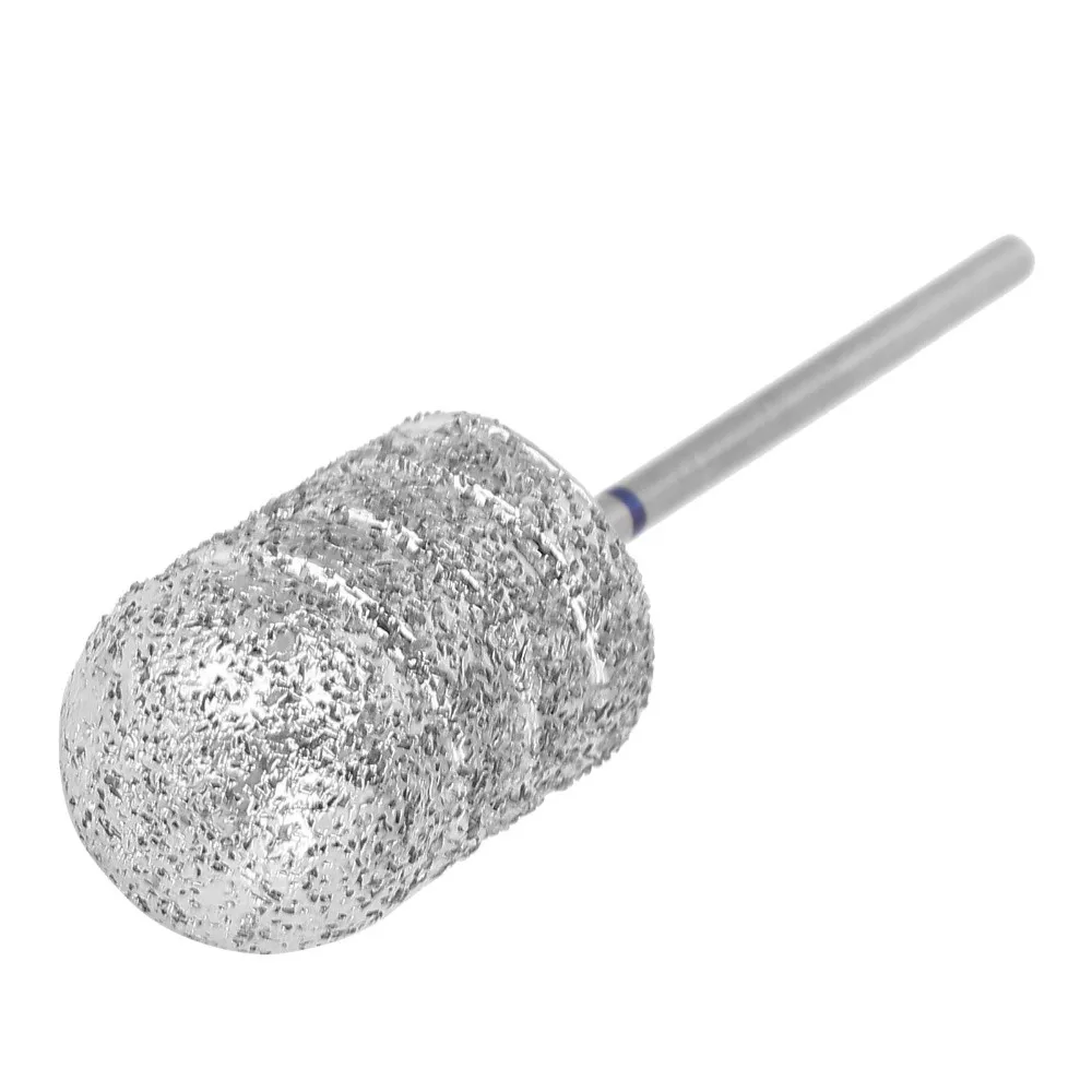 Stainless Steel Stainless Steel Round Pedicure Drill Bit 2.35mm Shank Wear-Resistant Foot Callus & Dead Skin Sanding Cap