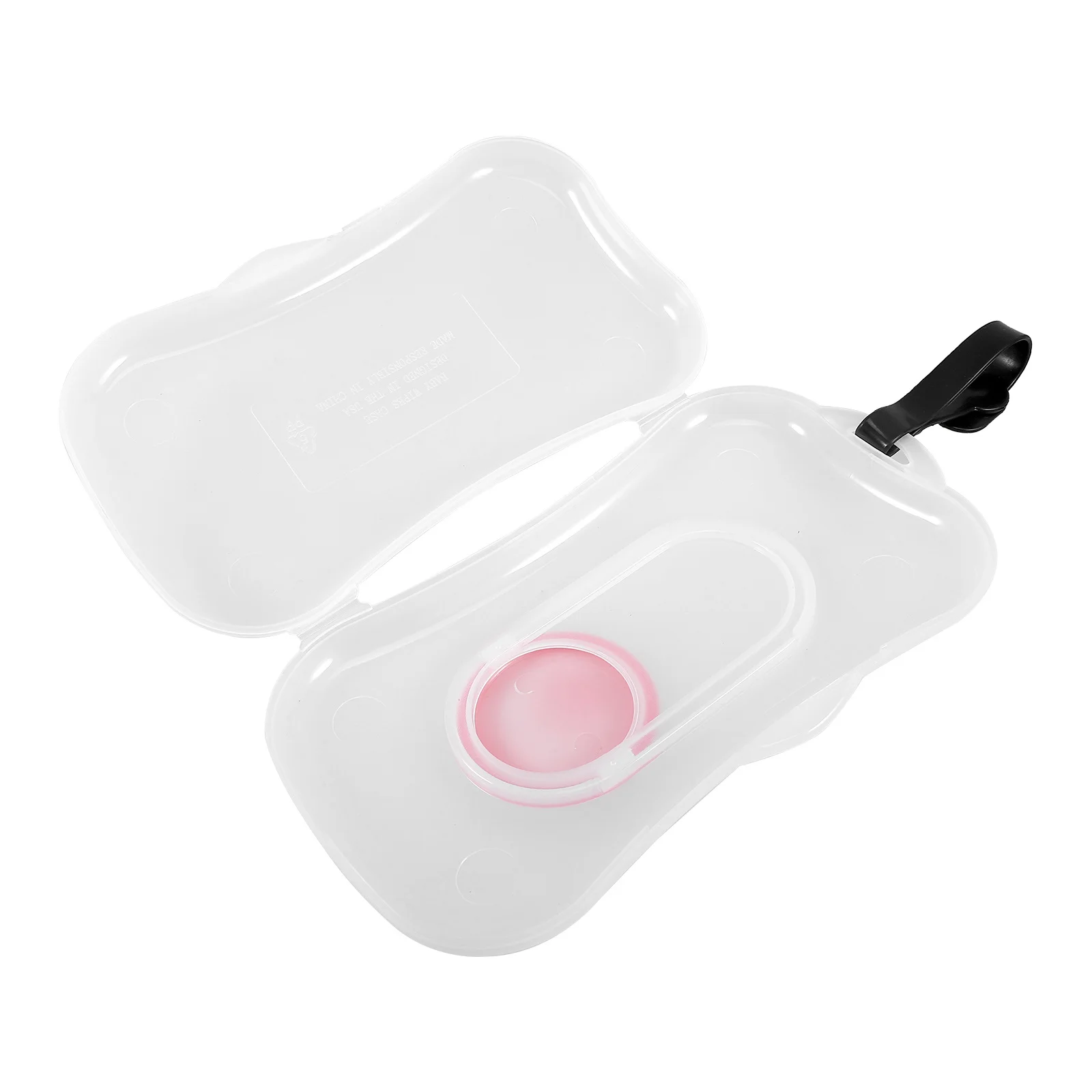 

Reusable Portable Wipes Dispenser Compact Lightweight Large Capacity Wipe Holder Travel Moisture Proof Tissue Box