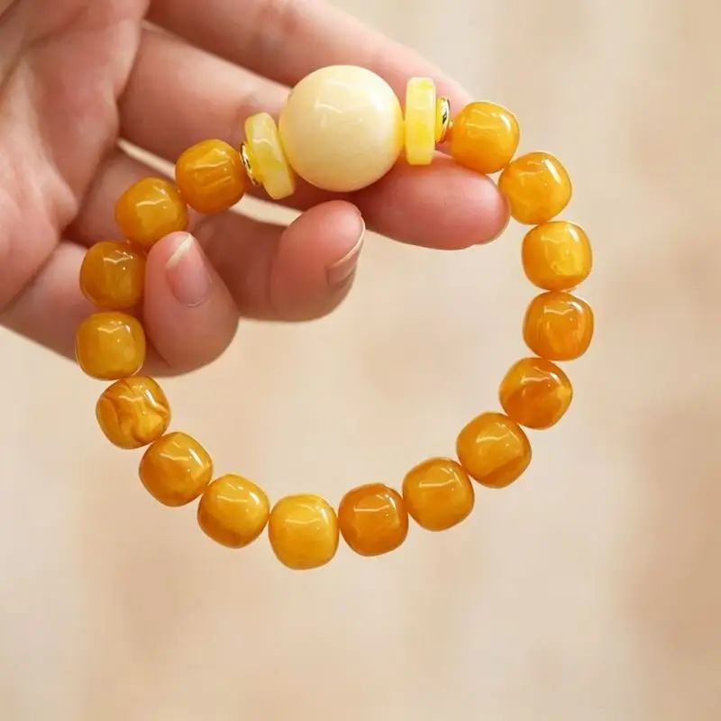 High-quality meticulously crafted amber bracelet with a refined design perfect for women