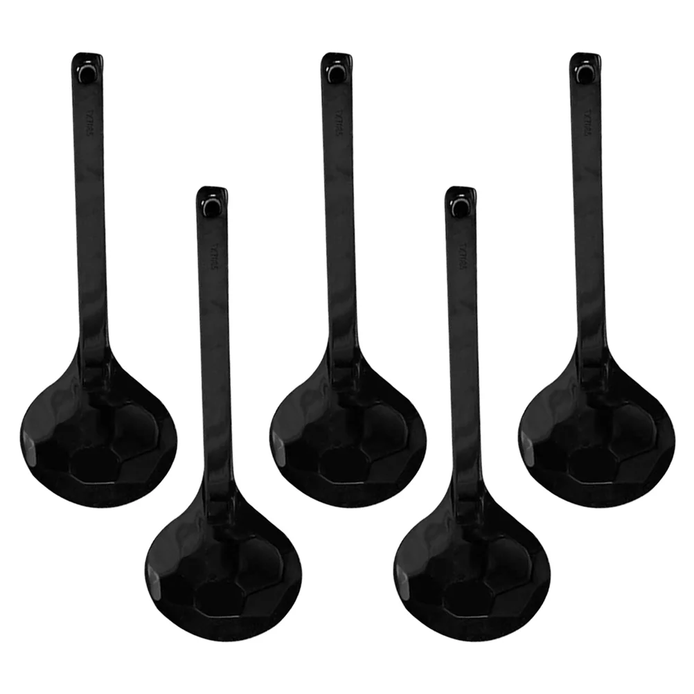 5 Pcs Hot Pot Seasoning Spoon Tableware Soup Spoons Ramen Eating Stirring Japanese-style