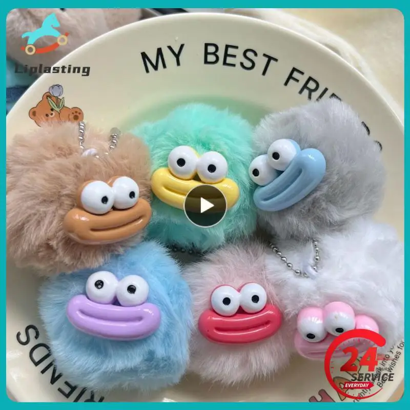 Gift Rich And Colorful Eye-catching Whimsical Unique Playful Cute Lip Pendant Quirky Keychain Accessories Stuffed Animals Toy