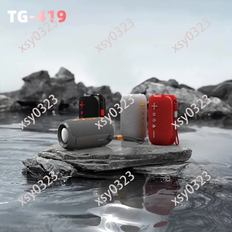 Dual Driver Portable Bluetooth Speaker TWS Stereo Deep Bass Outdoor Sports Wireless Sound Box