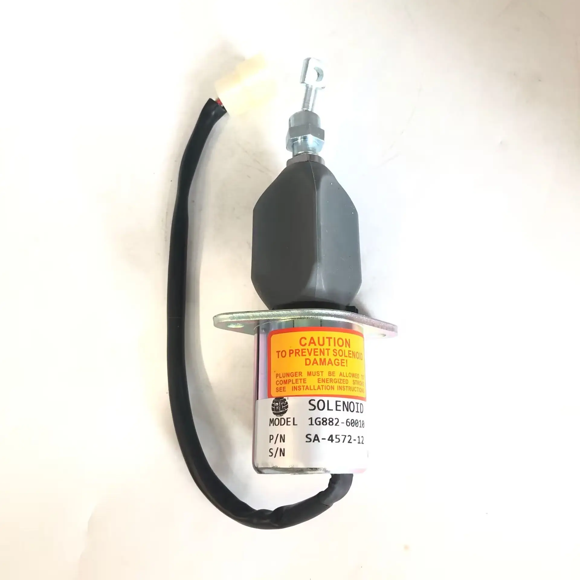 

Stop Solenoid 12V 1G882-60010 for Kubota Generator Set SQ1120 SQ1140 SQ1150 SA-4572-12-T SA-4572-12