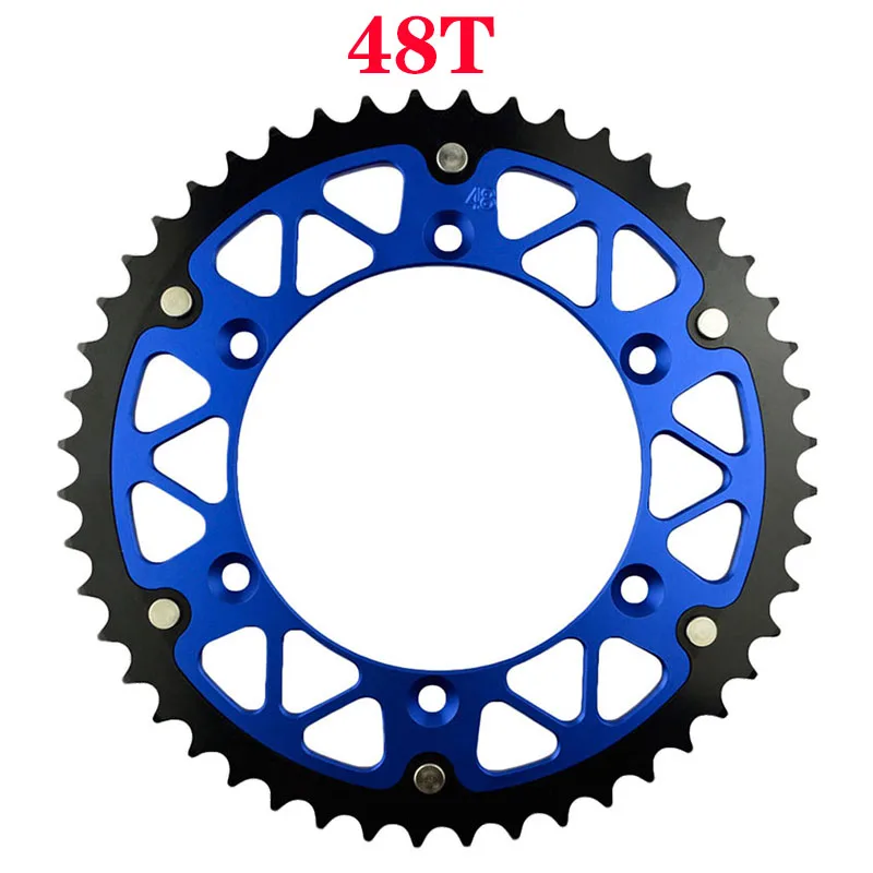 AHL Motorcycle 45T - 52T Rear Sprocket For YAMAHA WR125 YZ125 TTR230 WR250 YZ250 WR450 YZ450 WR400 YZ400 WR426 YZ426 YZ450F 250