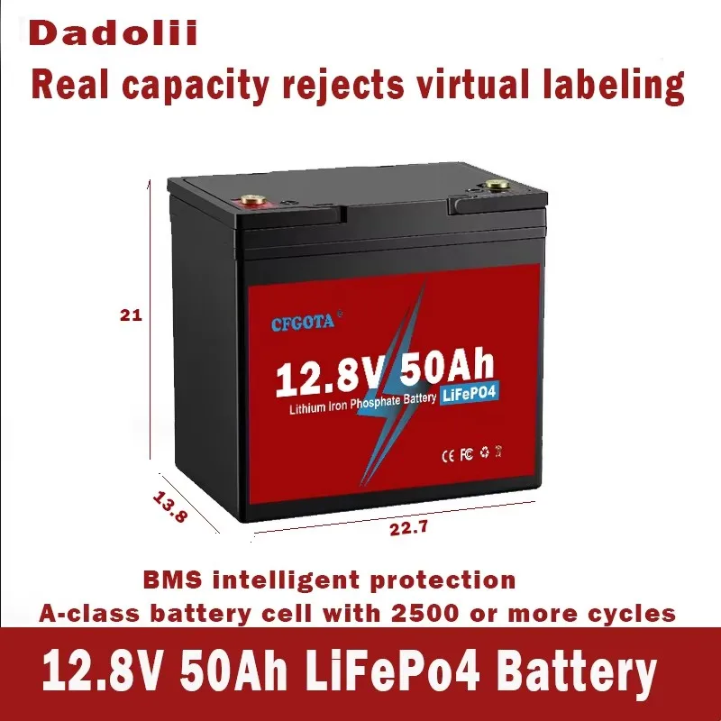 12V 200Ah 12V 120Ah LiFePO4 Battery Lithium Iron Phosphate Battery Built-in BMS for Solar Power System RV House Trolling Motor