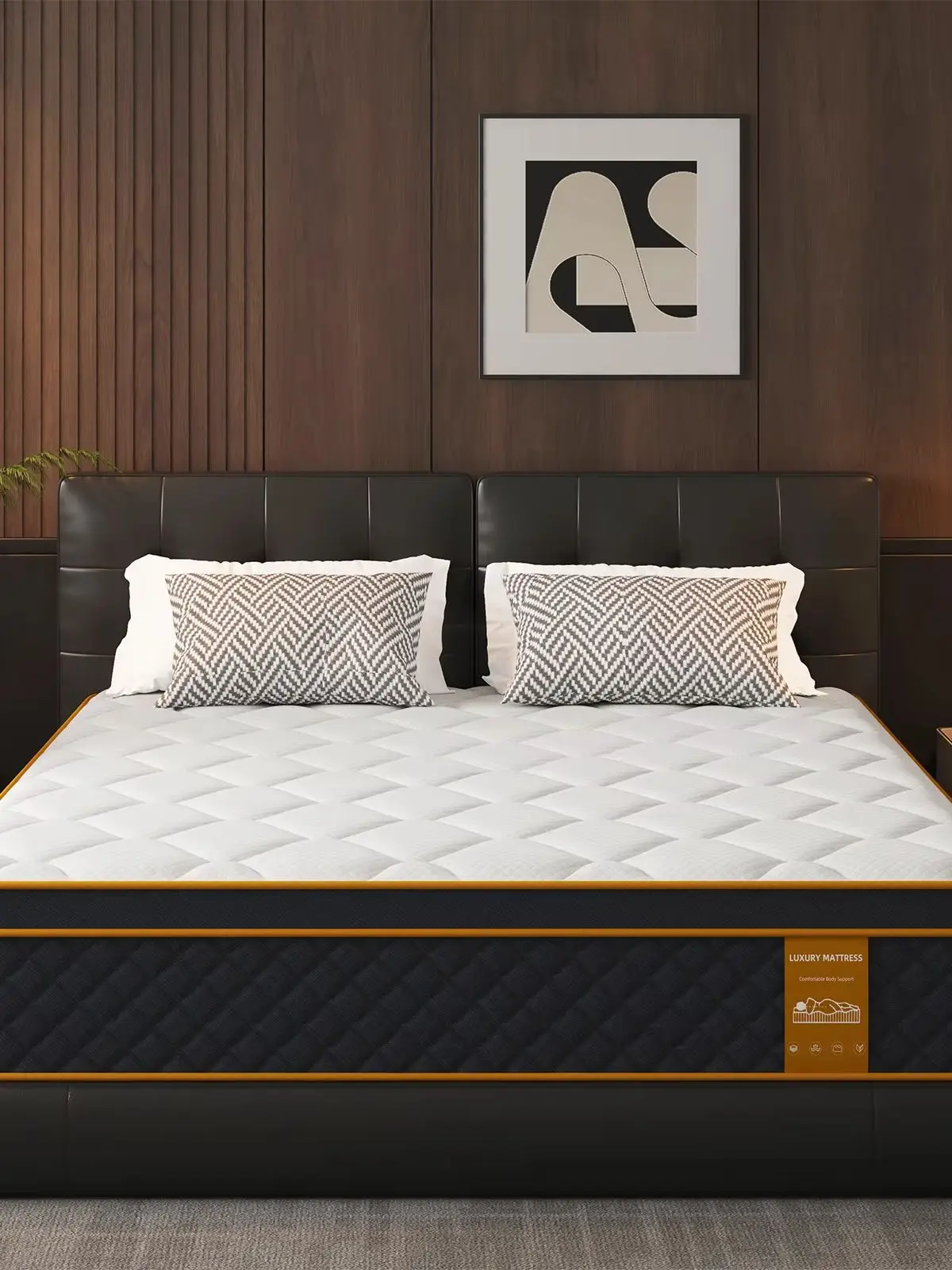 CD01 Matras, 7 zones, H3 hardheid met ademende 3D-stof, adaptief schuim en dubbelzijdig ontwerp voor comfort het hele jaar door - afbeelding 2