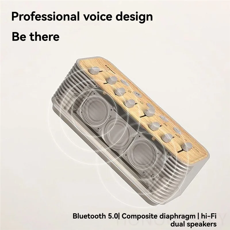 

Стереофоническая Bluetooth-колонка Hi-Fi 5.0 с функцией генерации белого шума для сна, 8 видов звуков природы, беспроводной музыкальный центр для дома