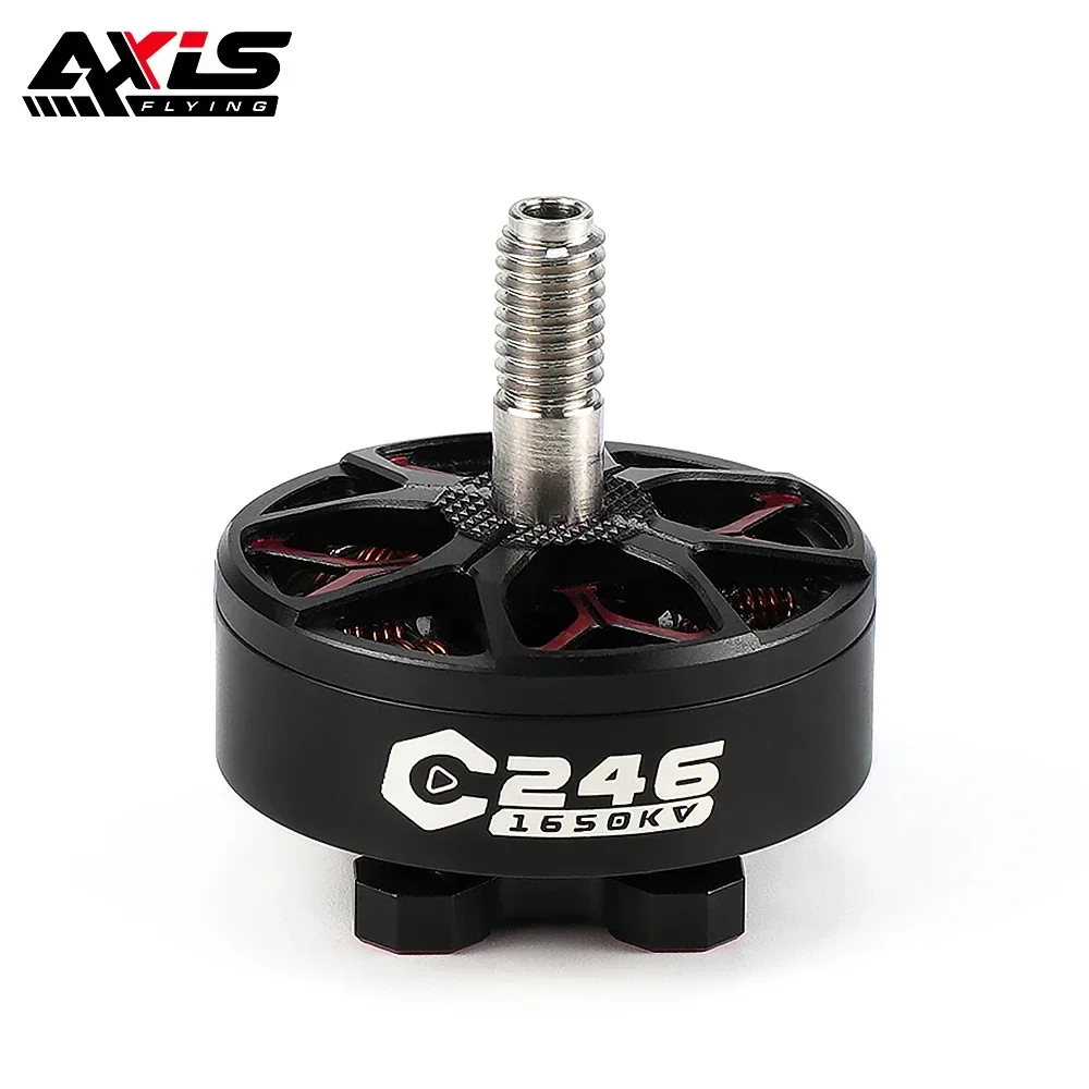 

Axisflying C246 2406 1650KV/ 1850KV/ 2050KV/ 2650KV Brushless Motor 6S for 5"/6" of Freestyle/ Sbang/ Cinematic Shooting Drone