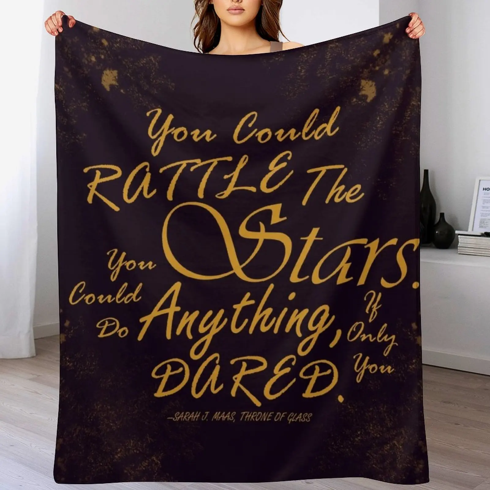 

Rattle The Stars Throw Blanket Bed covers for winter Loose Blankets