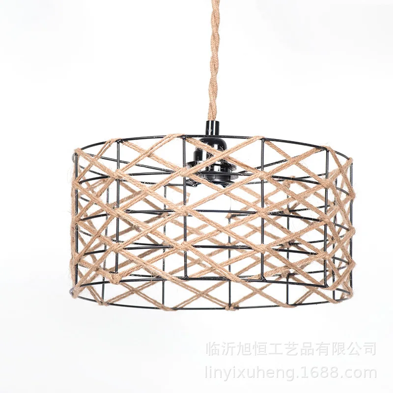 Sombra luminária abajur pingente chique capa boho tecido luz lâmpada criativa iluminação artística papel exclusivo artesanal decorativo