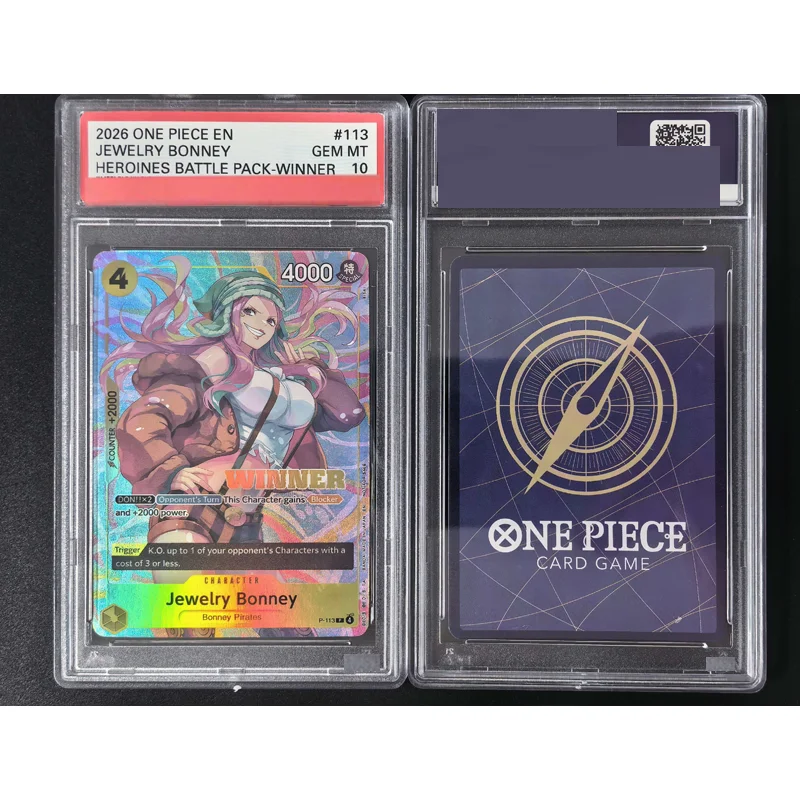 Diy English Rating Card 2026 One Piece Heroines Battle Pack Nami Robin Jewelry Bonney Heroines Battle Pack-Winner Card view 5