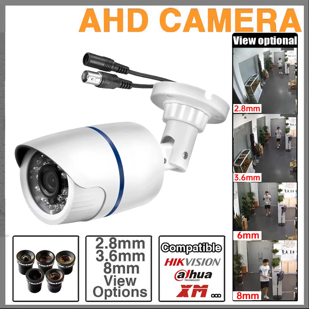 

Камера видеонаблюдения HD 720/960P/1080P, 2 МП, ip66, 24 светодиода, инфракрасное ночное видение