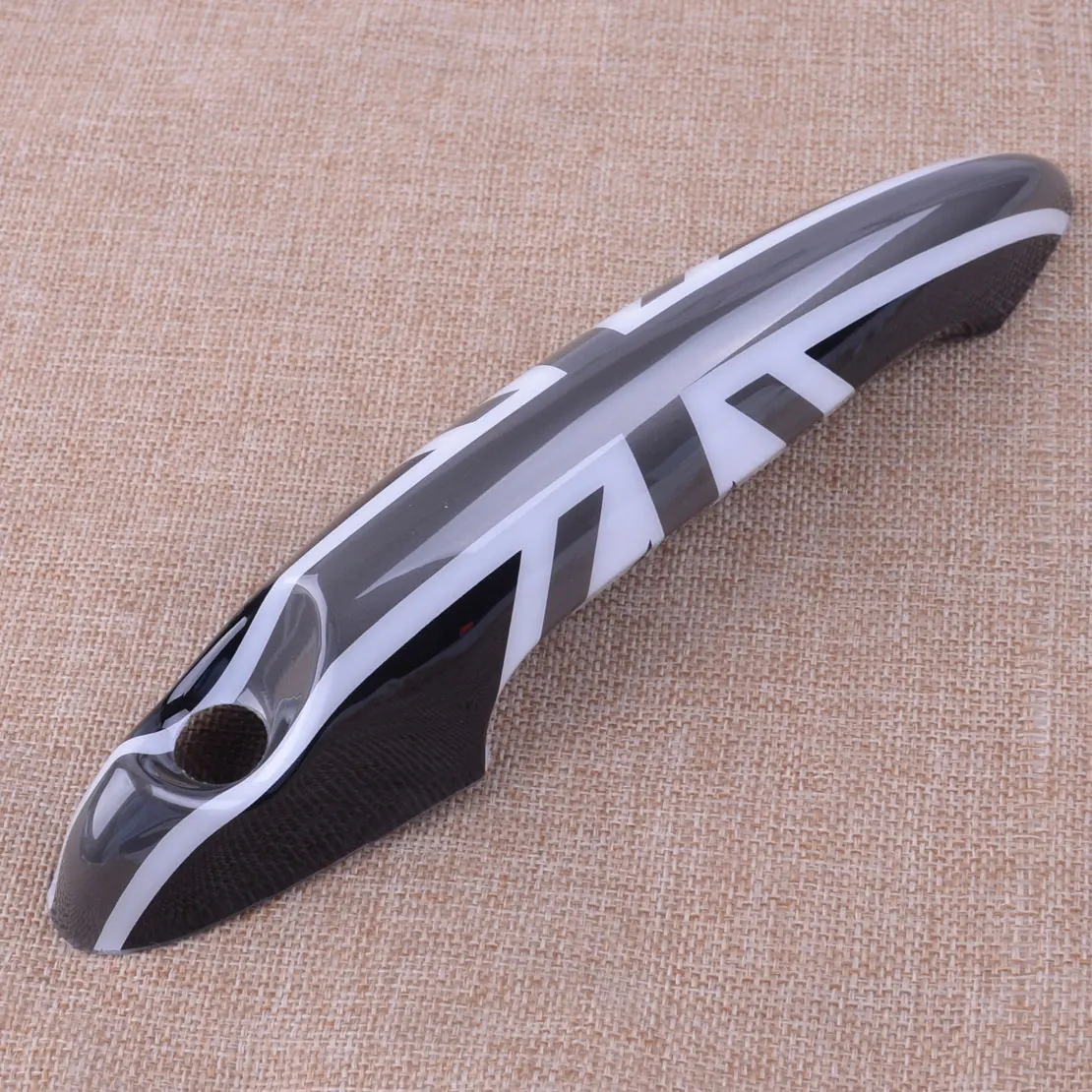 2pcs 22x5cm Plastic Car Styling Design Exterior Door Handle Cover Trim Fit For Mini Cooper R50 R52 R53 R55 R56 R57 R58 R59 R60