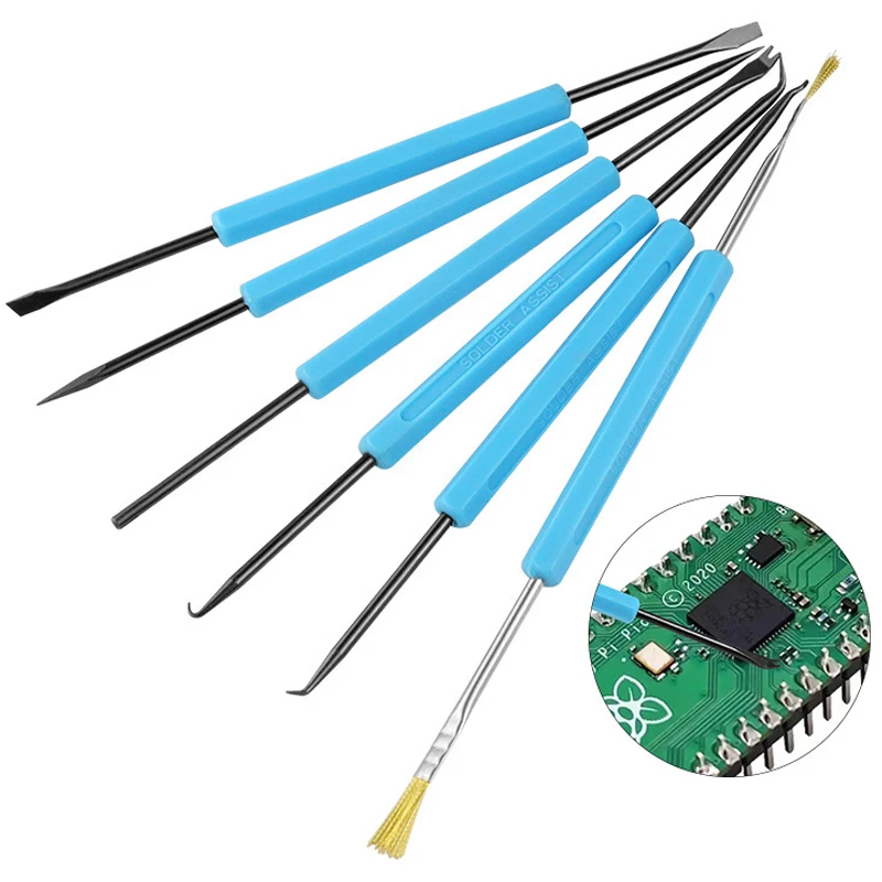 3 Sets Welding Auxiliary Tool Desoldering Aid Tool Kit For Precision Electronic Components Welding Cleaning Repair Hand Tools
