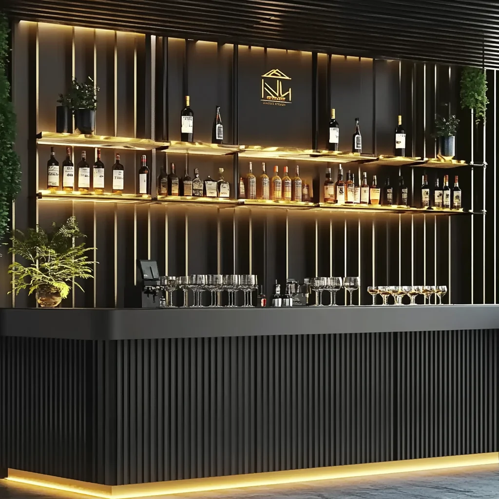 ！@Modern Marble Home Bar & Hotel Kitchen Island Table with Sink Cabinet Eco-Friendly Design