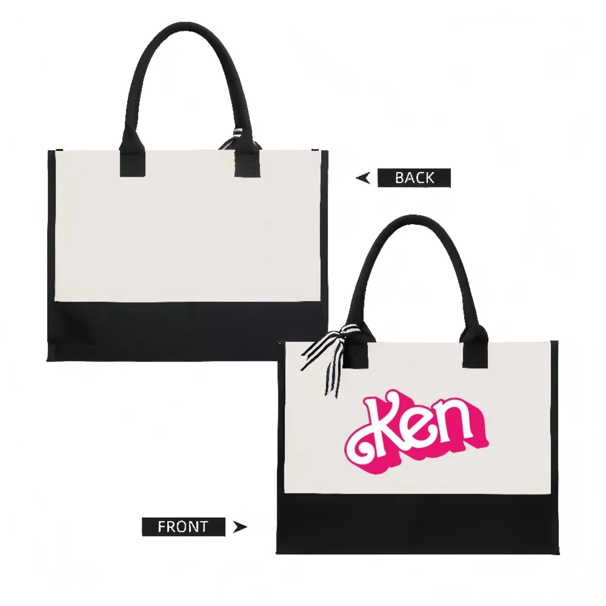 شعار كين في PNG SVG Vector لعام 2026 وصول جديد موضة عملية واسعة قابلة لإعادة الاستخدام حمل حقيبة نمط طباعة 2 لهجة Heav