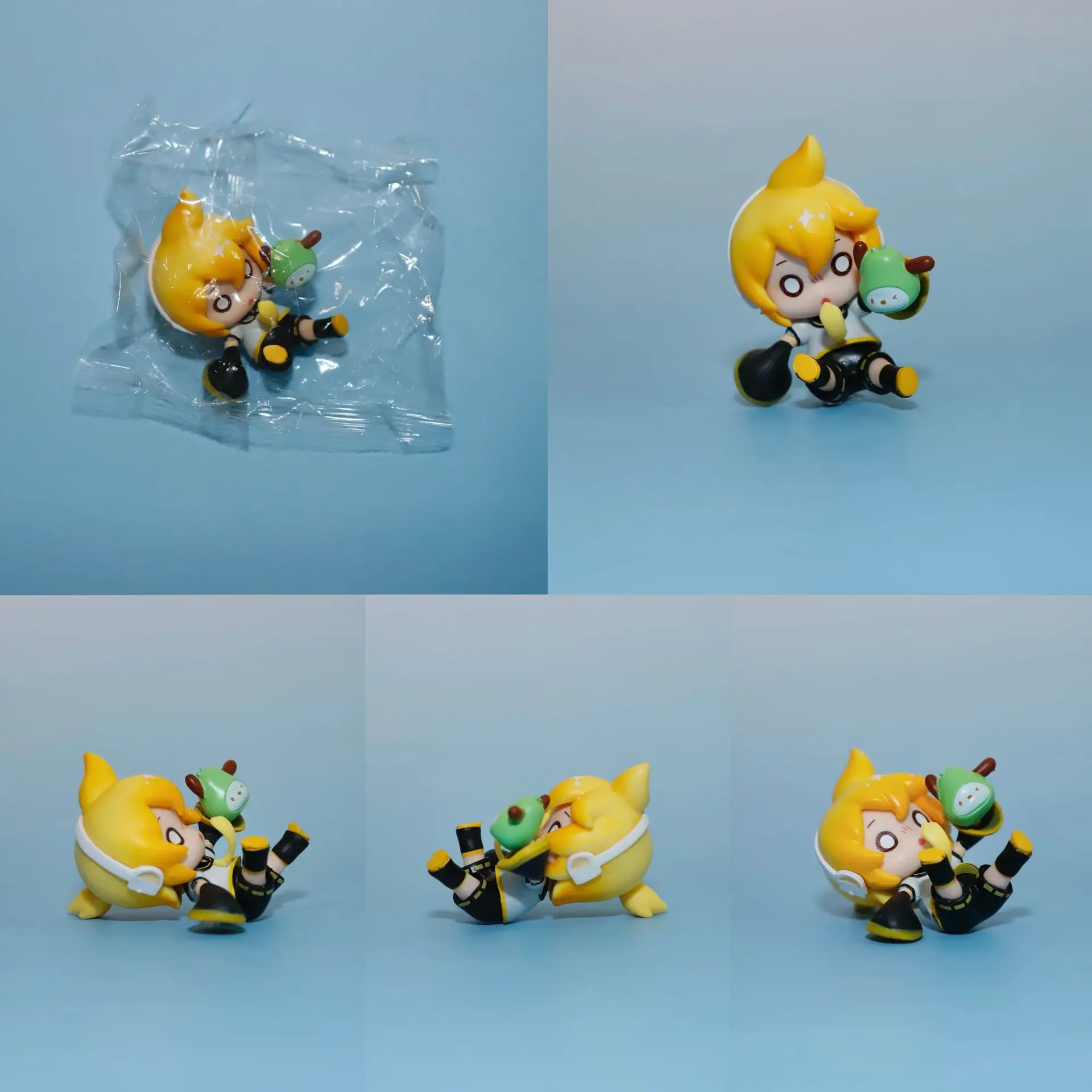 Willekeurige 1pcs Hatsune Miku Anime Meisje Figuren Fell Down Melodie Miku Model Pop Beeldjes Ornamenten Auto Decoratie Gift Kinderen speelgoed