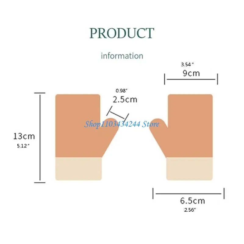 Luvas macias inverno Luvas conversíveis meio e dedo inteiro com luva quente