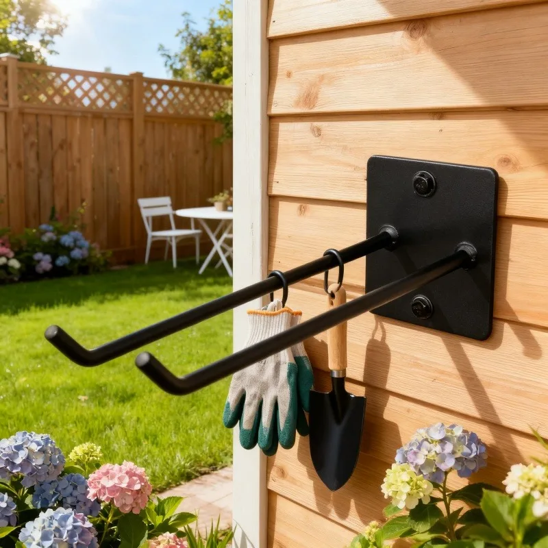 Tool Storage System Hooks Wall Holder Garage Multi-Purposes Garden Yard Tool Organization For Warehouse Garage Wall Hooks Hanger