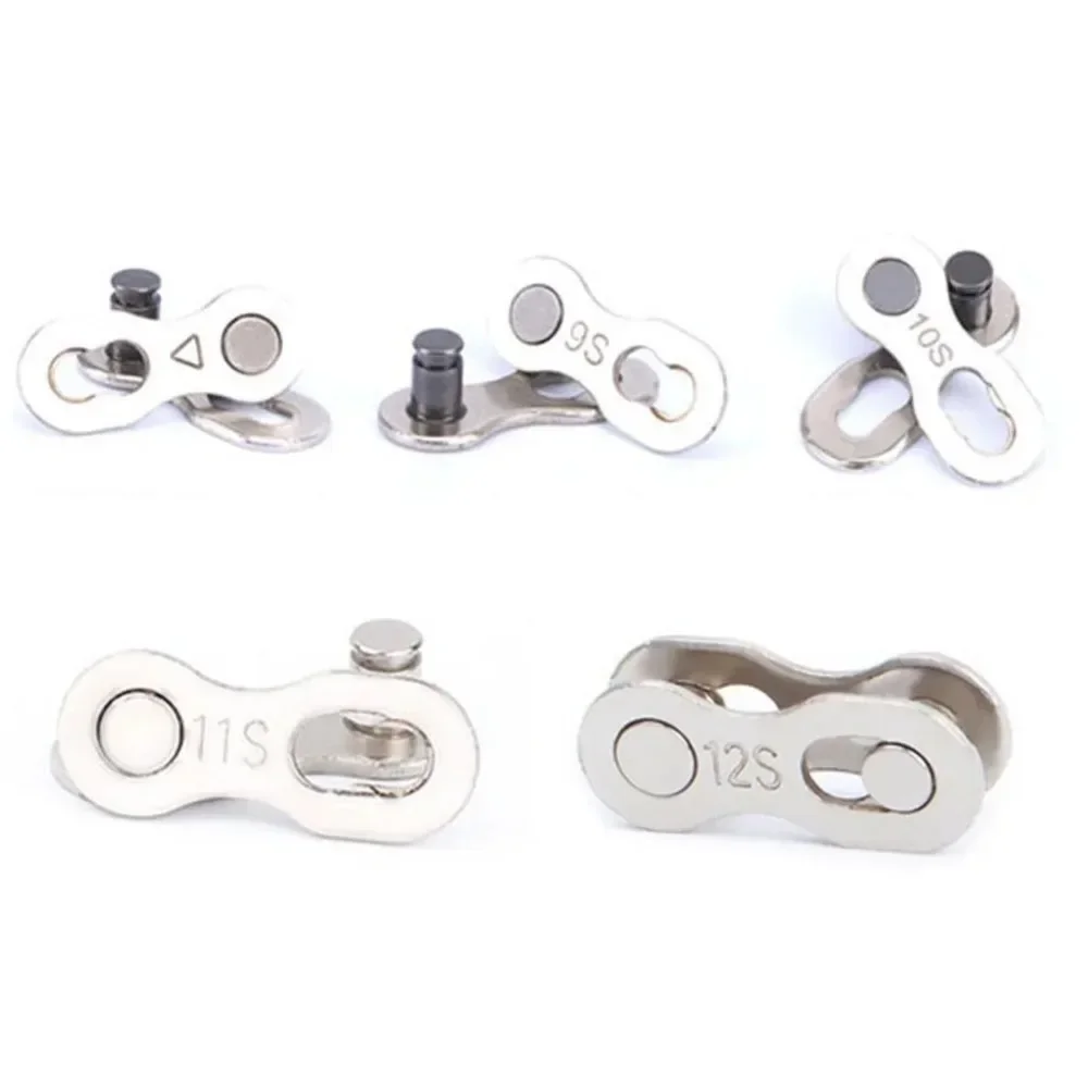 5Pcs MTB Road Bike Chain Link Connector Lock 6/7/8/9/10/11/12 Speed Steel Bicycle Chain Joint Magic Buckles Cycling Parts