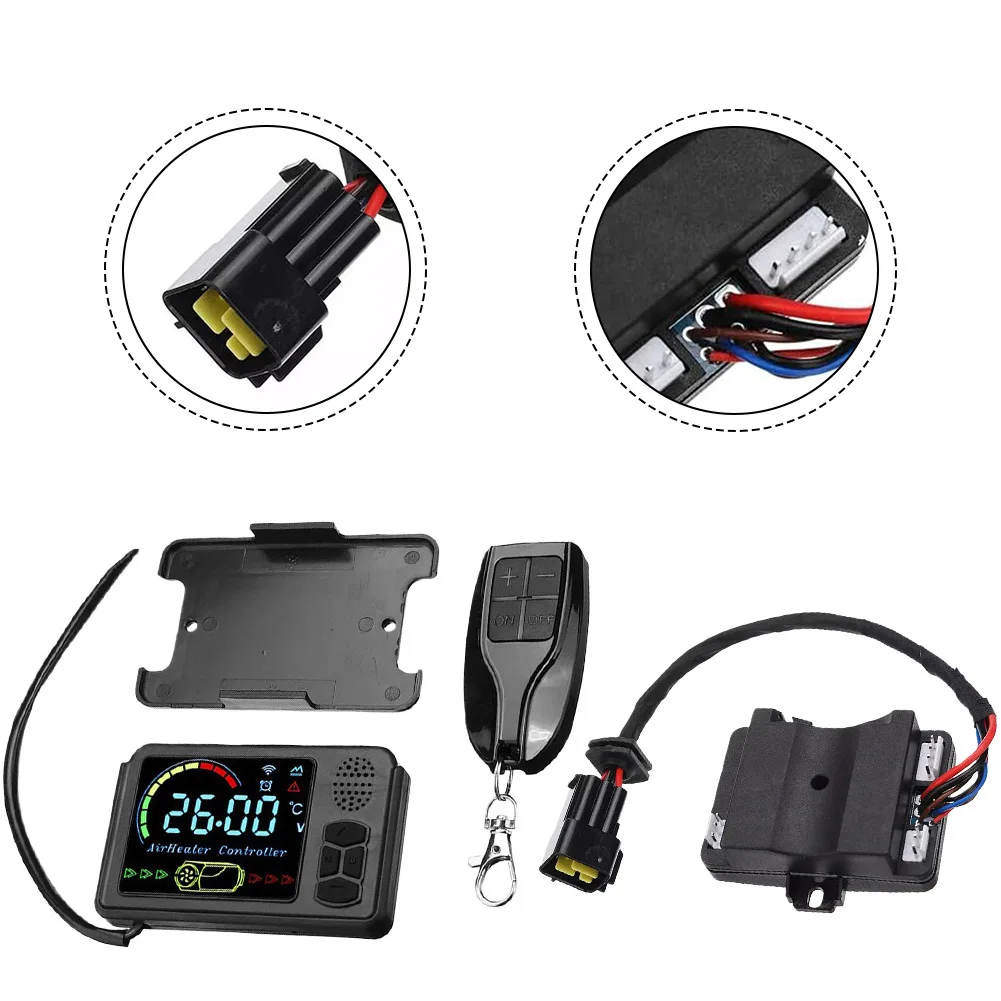 

LCD Monitor Switch Diesel Air Heater Easy Remote Operation Clear LCD Display Manual Fuel Filling Timing Start-stop For Cars
