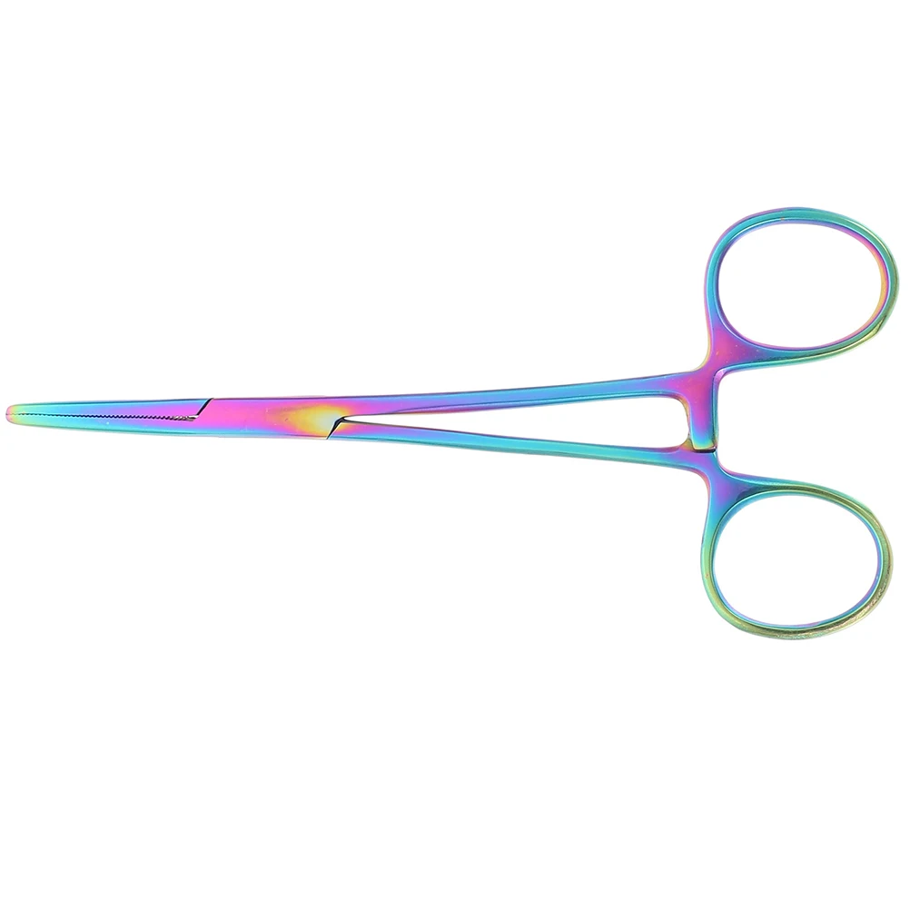 

18cm Pet Ear Hair Clamps Stainless Steel Plucking Forceps Straight Tip Dog Cat Grooming Accessories Non Slip Handle Pliers