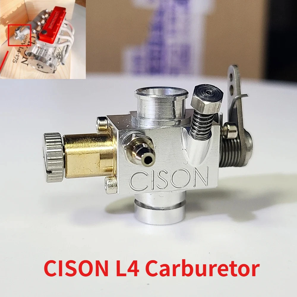 

CISON Engine Carburetor Accessories Suitable for L4-175 V4 Inline Engine Model DIY Modification Accessories Engine Carburetor