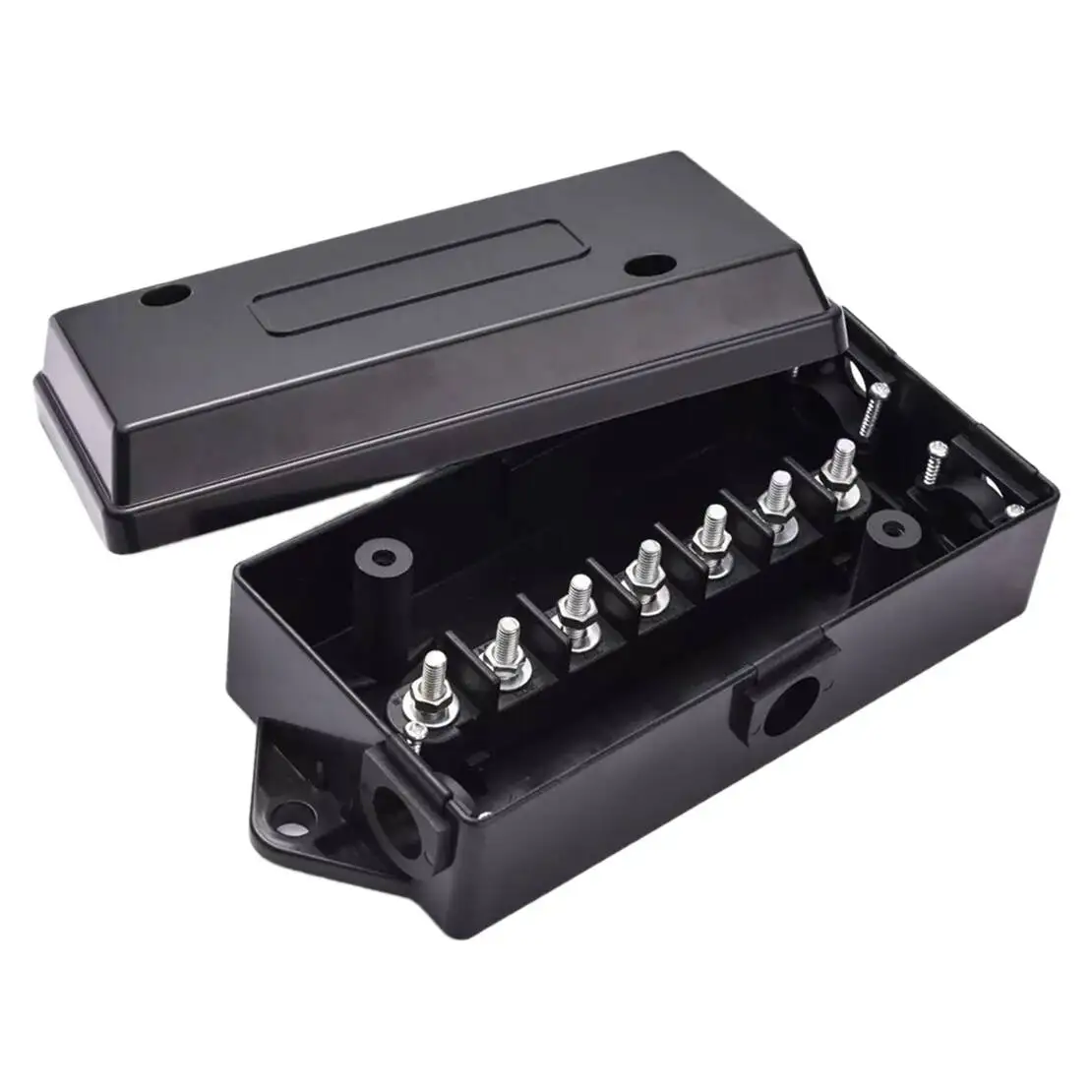 7 Way Electrical Wire Cable Connection Junction Box Fit For Car RV Trailer Camper