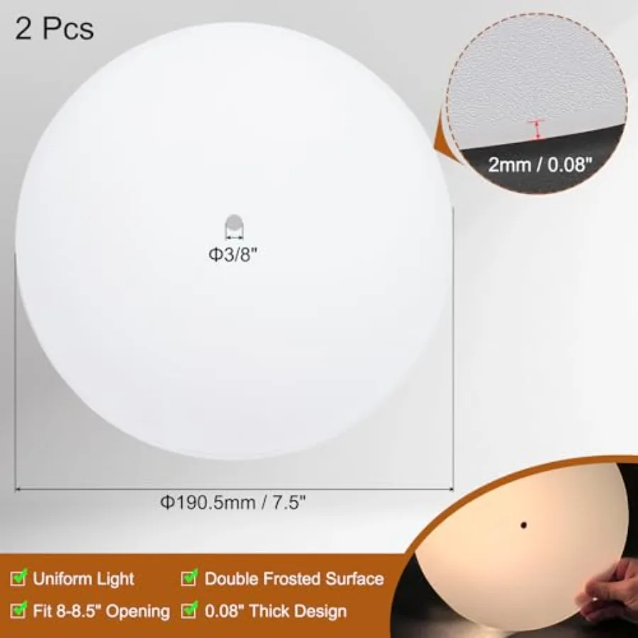 Lampshade Diffuser, 2 Pcs 7.5