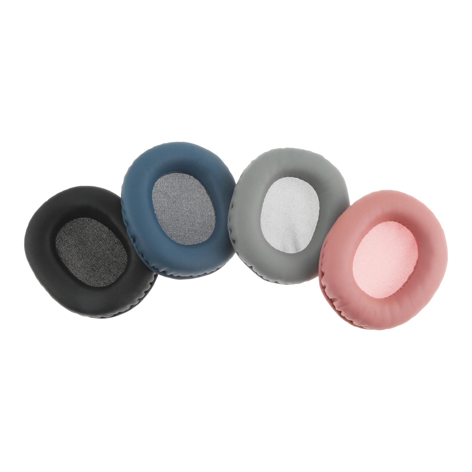 2 pezzi di cuscinetti per le orecchie di ricambio in pelle proteica cuscini per Audio-Technica ATH-SR30BT cuffie con fascia per cuffie fodera per cuscino