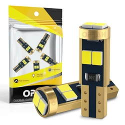Oprah 10pcs 2016 6SMD T5 W3W W1.2W LED Bulb Canbus Car Interior Lights Dashboard Warning Lamp Indicator Auto Instrument Lamp 12V