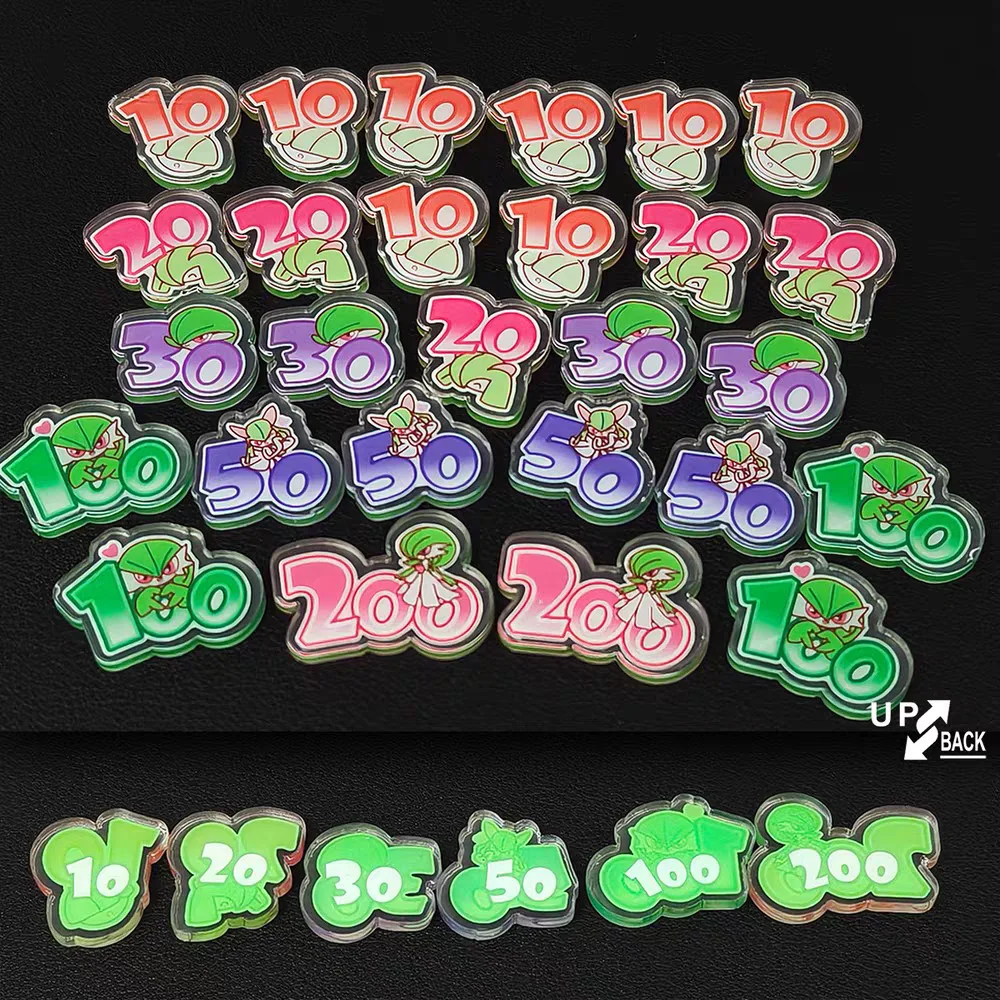 ptcg-ポケモンアニメダメージカウンターダメージインジケーターガルドヴェールアクリルスコアボードロールプレイングゲーム卓上ゲームギフト
