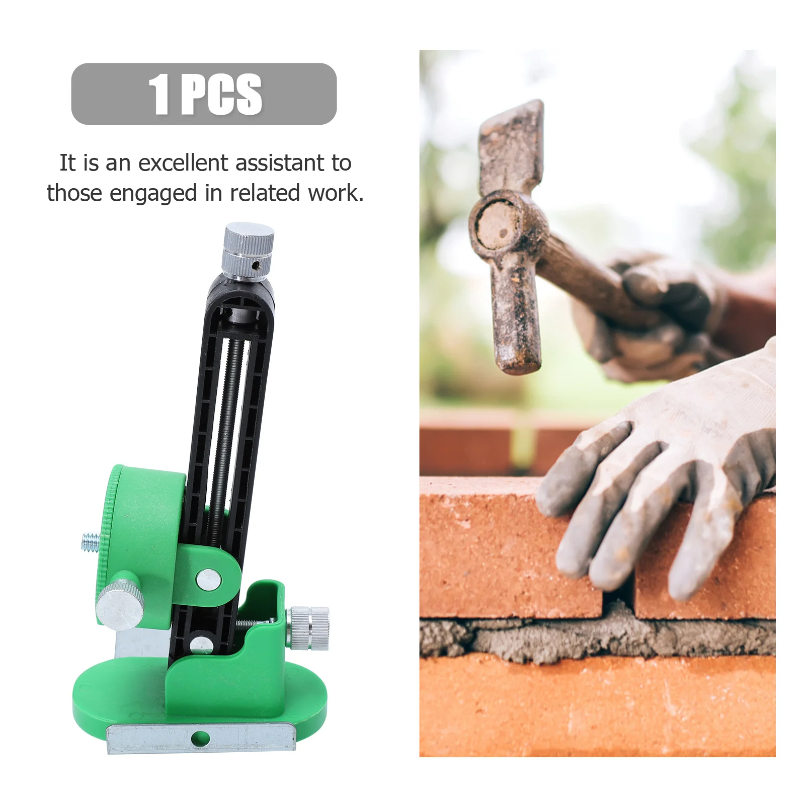 

1Pcs Level Meter Magnetic Bracket Wear-Resistant Professional Work Assistant Firm Installation Level Meter Bracket