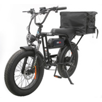 New Model Emoko C99 EU Warehouse Electric Cargo Bicycle 1000W 20Ah Long Range City Ebike Fat Tire Delivery Cargo Bike