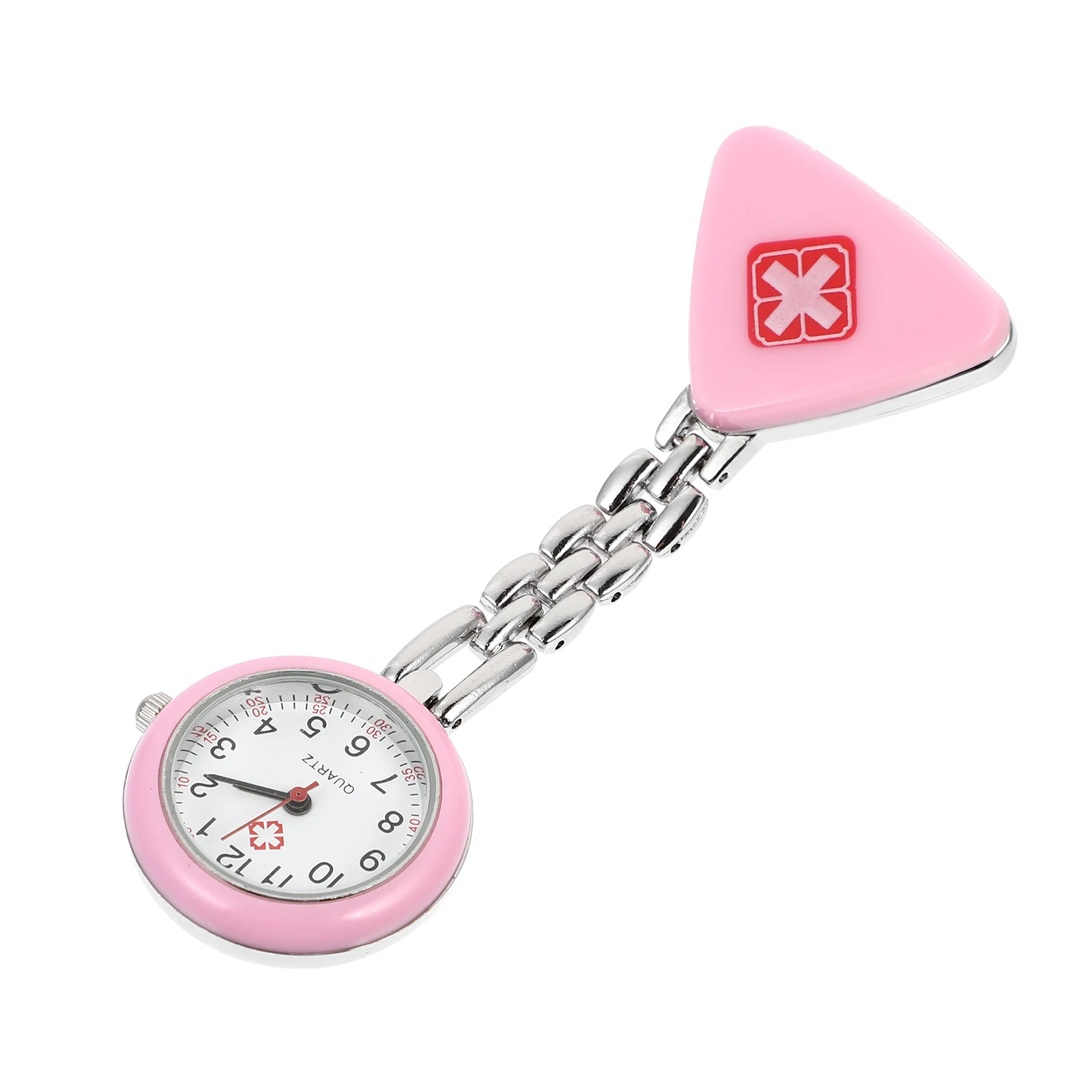 

Luminous Nurse Watch Stainless Steel Durable Hanging Pocket Watch For Women Nurses Medical Staff Fashion Elegant Simple Clear