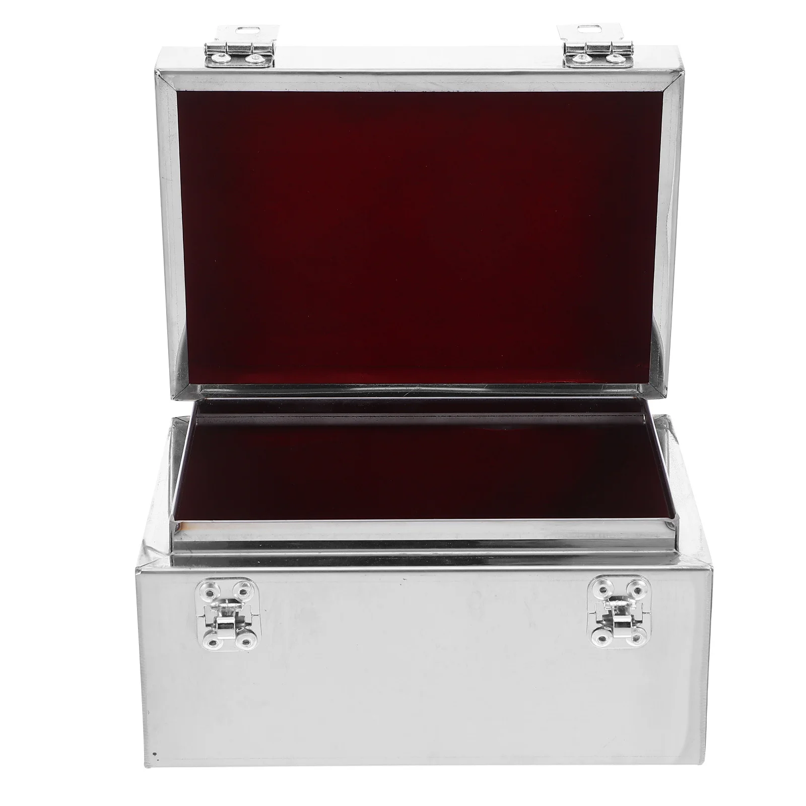 صندوق نقود من الفولاذ المقاوم للصدأ قابل للقفل، صندوق قفل مفتاح أمان آمن محمول لإيصالات العملات المعدنية #6