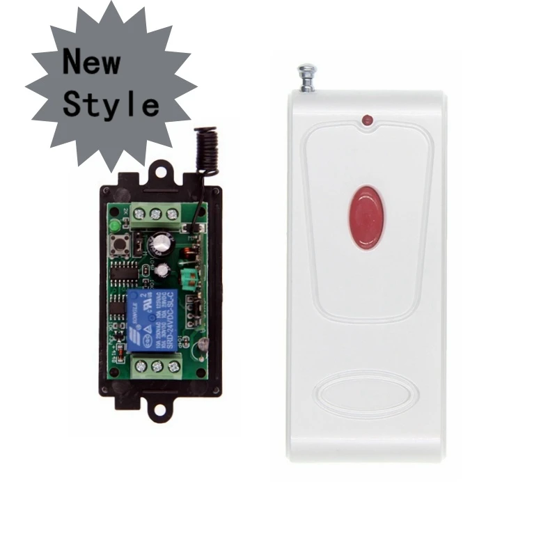 

Access Control Remote Control Switch DC 9V 12V 24V 1CH 433MHz RF Control Monitoring, Solenoid Valve, Lighting Equipment Switch