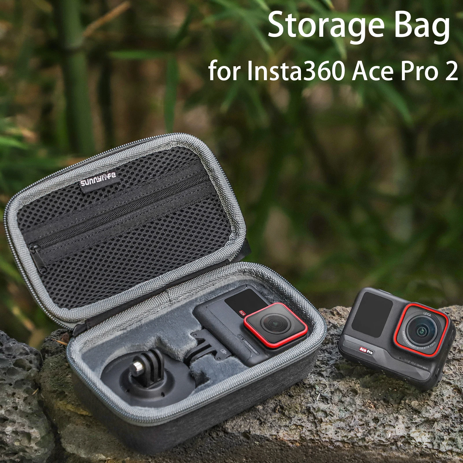 

Portable Carrying Case for Insta360 Ace Pro 2 Protective Storage Bag With Hook Sports Camera Bag For Insta360 Ace Accessories