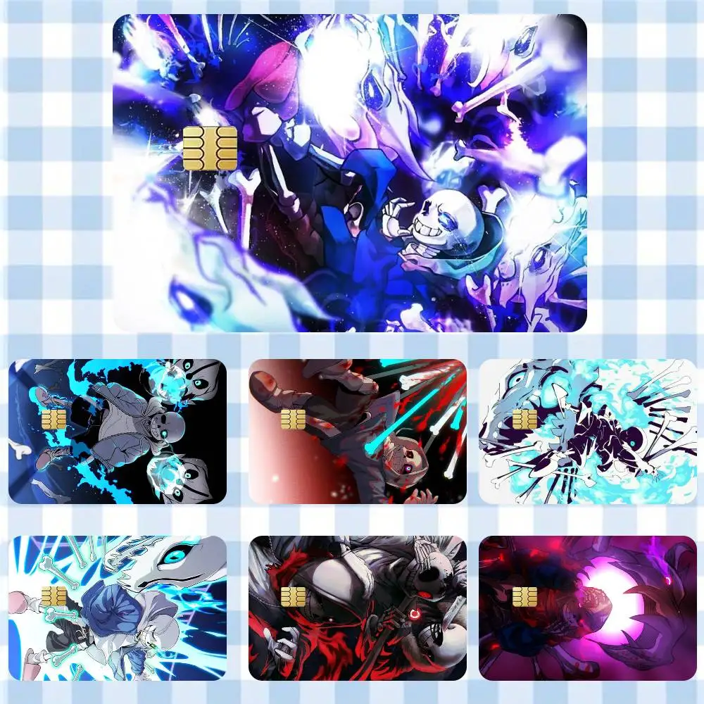 

Classic Sans Undertale Game Cool Sticker Film Tape Skin for Credit Card Debit Card Waterproof Stickers Cartoon