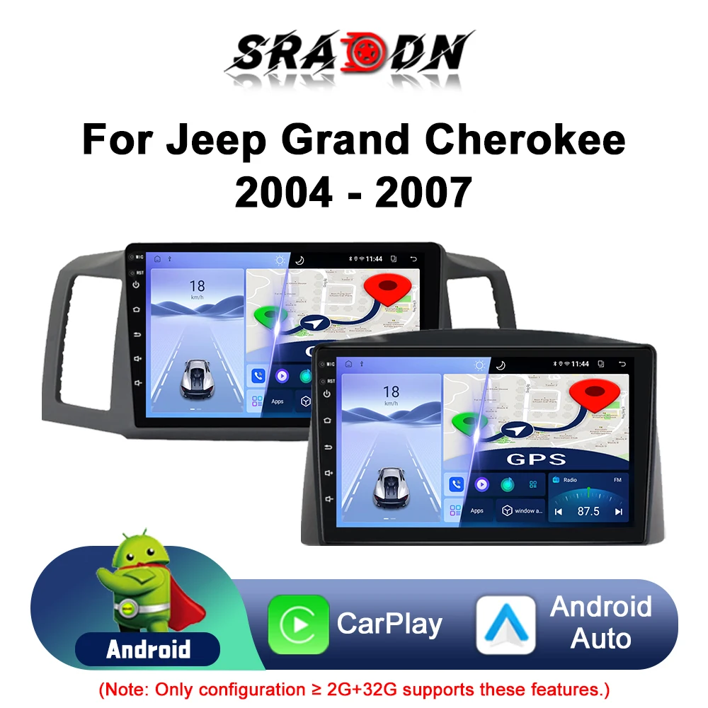 

Для JEEP Grand Cherokee 2004 2005 2006 2007 Android автомобильный радиоприемник автомобильный мультимедийный плеер GPS-навигация Carplay сенсорный экран авто стерео