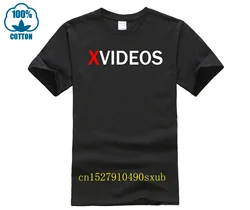 Famous Brand Men T Shirt XVIDEOS LOGO T Shirt Men's T Shirt Large and Tall Tee Cotton Crew Neck TShirt