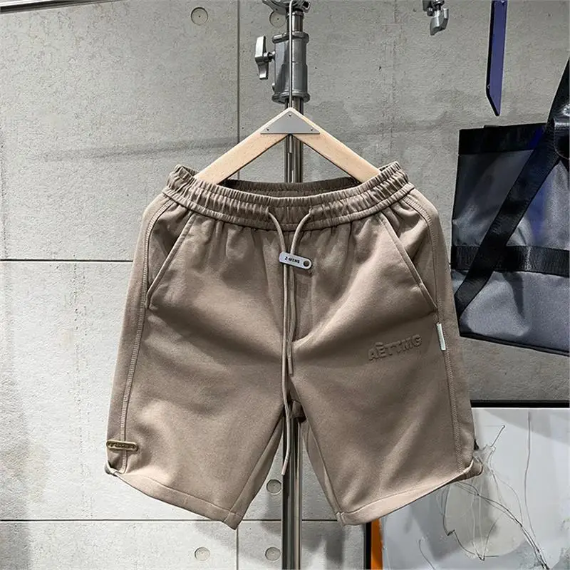 

Men's Workwear Short Pants Quick Dry Four-Five Inches Summer Sport Casual American Style Straight Leg Cotton Breathable